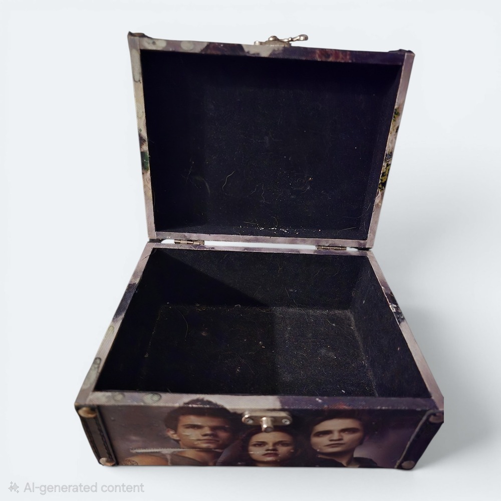 NECA Twilight Saga 2010 Eclipse Movie Jewelry Box Trunk Bella Edward Jacob - Picture 4 of 4